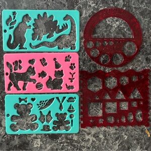 Vintage Stencils - Pets, Dinosaurs, Shapes